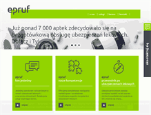 Tablet Screenshot of epruf.pl
